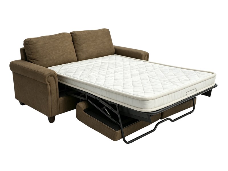 Mekanisme Tempat Tidur Sofa Lipat 2 Dengan Bantalan Kursi