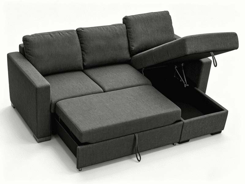 Fitur Tempat Tidur Sofa Pop Up Tarik