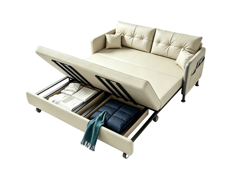 Mekanisme Tempat Tidur Geser Keluar